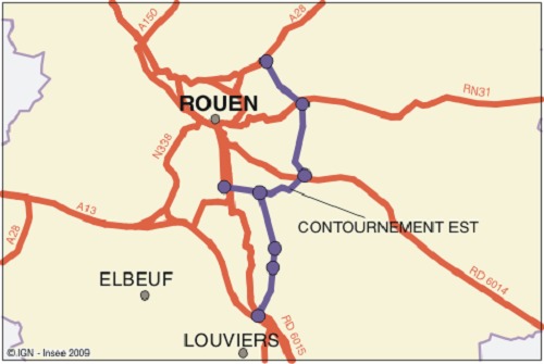 Le projet de liaison A28-A13, en désengorgeant le centre-ville de Rouen et en améliorant les  liaisons entre Rouen et Louviers/Val-de-Reuil, et entre Rouen et l’Eure, notamment pour la  desserte de la Vallée de l'Andelle, contribue à l’amélioration de la qualité de vie dans le cœur de  l’agglomération rouennaise, au développement urbain et à la dynamique économique régionale, indiquait, en substance, un communiqué publié en octobre 2012 par la préfecture de Seine-Maritime.