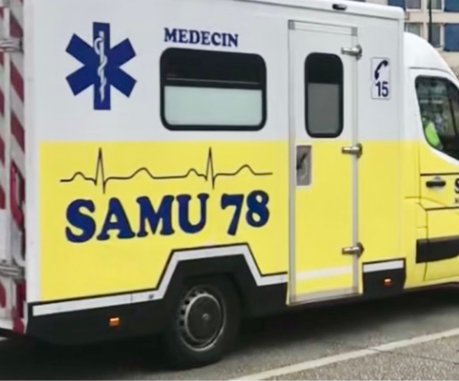 La victime a été transportée par le SAMU à l’hôpital de Poissy - illustration @ infonormandie