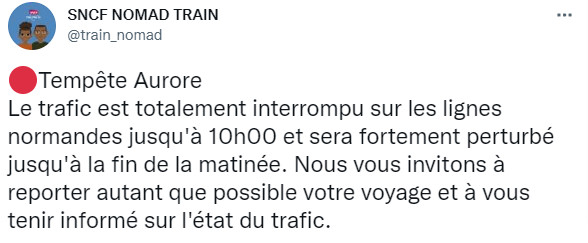 Toitures envolées, trafic SNCF interrompu, arbres sur les routes : la tempête Aurore a frappé la Seine-Maritime