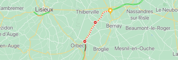 L’A28 coupée dans les deux sens : un camion-citerne transportant une matière dangereuse couché dans l’Eure L’A28 coupée dans les deux sens : un camion-citerne transportant une matière dangereuse couché dans l’Eure