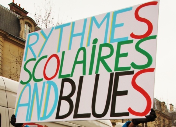 Depuis quelques semaines, les manifestations s'enchaînent en France contre la réforme Peillon (Photo DR)
