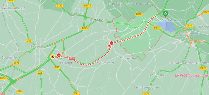 Eure. Un poids lourd couché sur les voies paralyse la circulation sur l’A13 en direction de Paris 