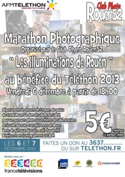 Mini marathon au profit du Téléthon avec le club photo Rouen52 Mini marathon au profit du Téléthon avec le club photo Rouen52
