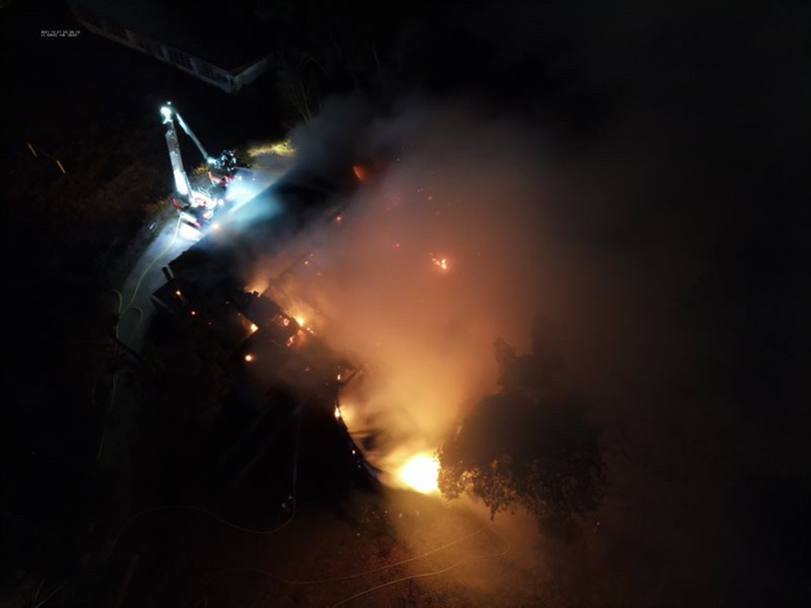 L'alarme intrusion s'est déclenchée et a alerté le gardien  - Photo © SDIS76