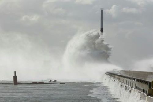 Des vents d'ouest soutenus ainsi qu'une forte houle de 2,50 à 3 mètres sont annoncés - Photo © Ville du Havre