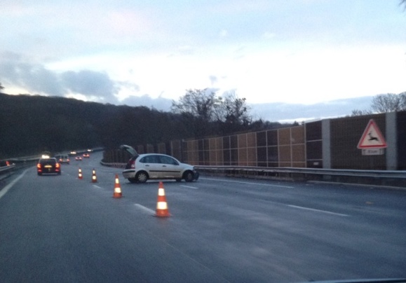 Accident : l'A13 bloquée après le péage de Mantes en direction de Rouen