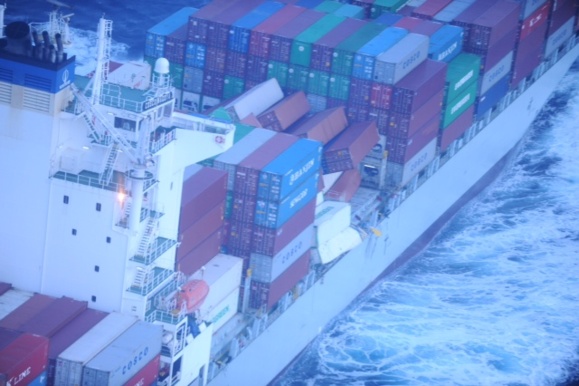 Le navire a été dérouté vers le port du Havre où sa cargaison sera inspectée demain matin (Photo Douanes)