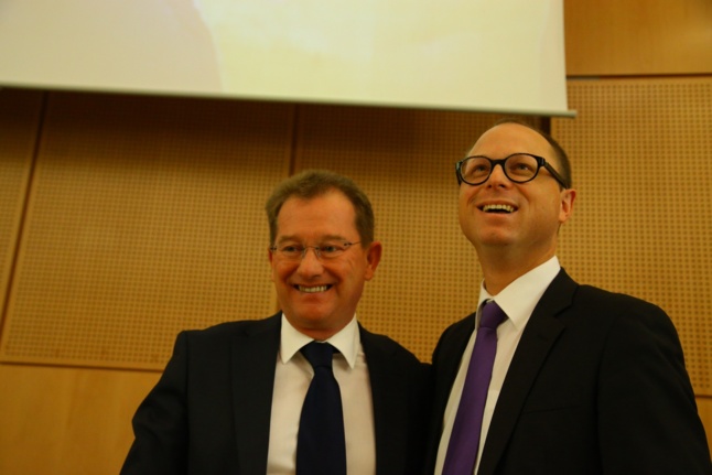 Nicolas Rouly (à droite) succède à Didier Marie Nicolas Rouly (à droite) succède à Didier Marie