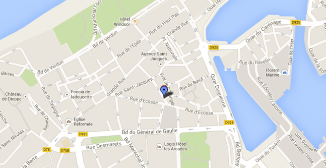 L'incendie s'est déclaré dans un immeuble du centre ville de Dieppe