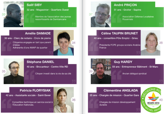 Jean-Michel Bérégovoy dévoile les 55 noms (et visages) de la liste Décidons Rouen