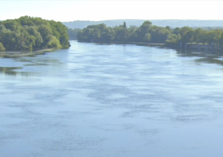La Seine à Bennecourt (Yvelines)
