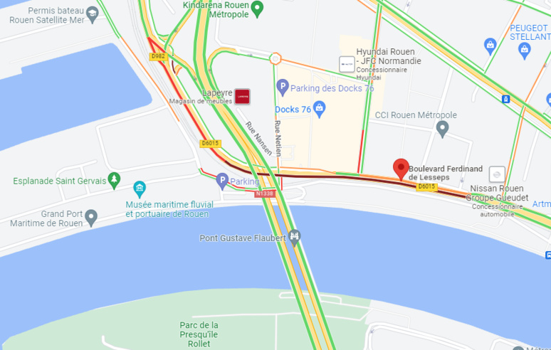 Un mort et un blessé grave dans un violent accident entre deux véhicules à Rouen Un mort et un blessé grave dans un violent accident entre deux véhicules à Rouen