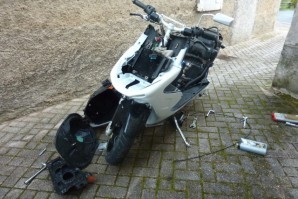 Les scooters volés étaient désossés et les pièces récupérées  (Photo d'illustration)