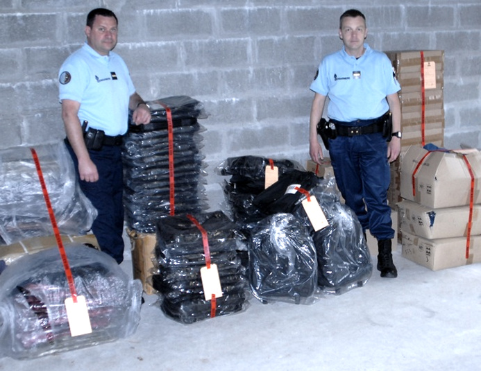 Les marchandises provenant d'un cambriolage au Havre ont été saisies par la gendarmerie. Elles vont être restituées à leur propriétaire dans les prochains jours (Photo DR)