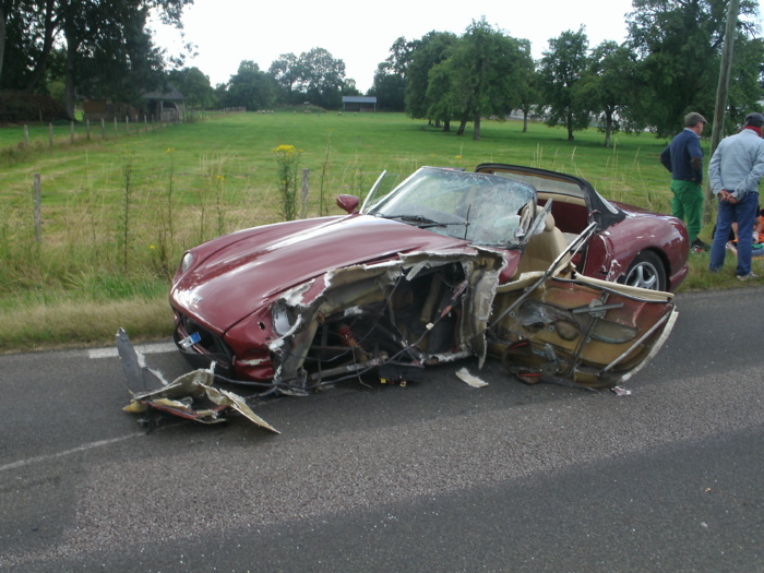 Dans la Chimaera, les deux occupants sont sortis indemnes (Photo DR)