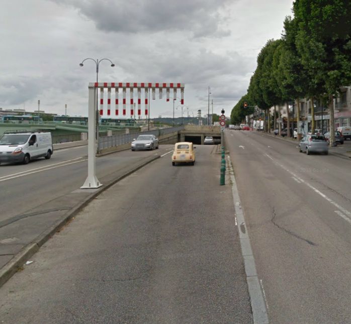 Le drame s'est produit à l'entrée de la trémie Corneille Le drame s'est produit à l'entrée de la trémie Corneille