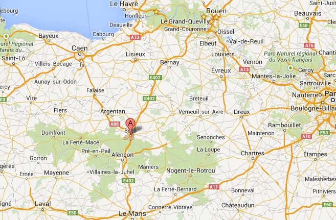 L'autoroute A28 coupée et déviée dans les deux sens à hauteur de Sées