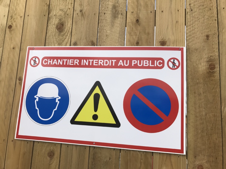 Le chantier était sous télésurveillance - Illustration © infoNormandie Le chantier était sous télésurveillance - Illustration © infoNormandie