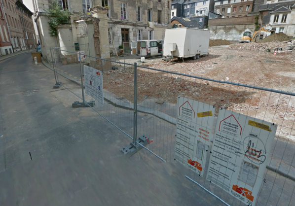 Les deux voleurs ont été arrêtés sur ce chantier de la rue du Lieu de Santé (Photo d'illustration) Les deux voleurs ont été arrêtés sur ce chantier de la rue du Lieu de Santé (Photo d'illustration)