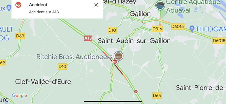 Camion couché sur l’A13 dans l’Eure : circulation très perturbée ce matin Camion couché sur l’A13 dans l’Eure : circulation très perturbée ce matin