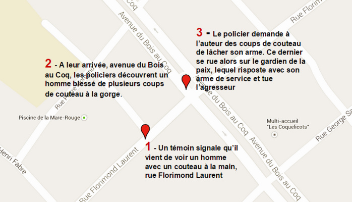 Le Havre : le policier tue l'homme qui le menaçait avec un couteau