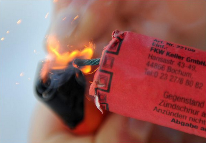 L'utilisation de pétards peut être dangereuse (Photo d'illustration) L'utilisation de pétards peut être dangereuse (Photo d'illustration)