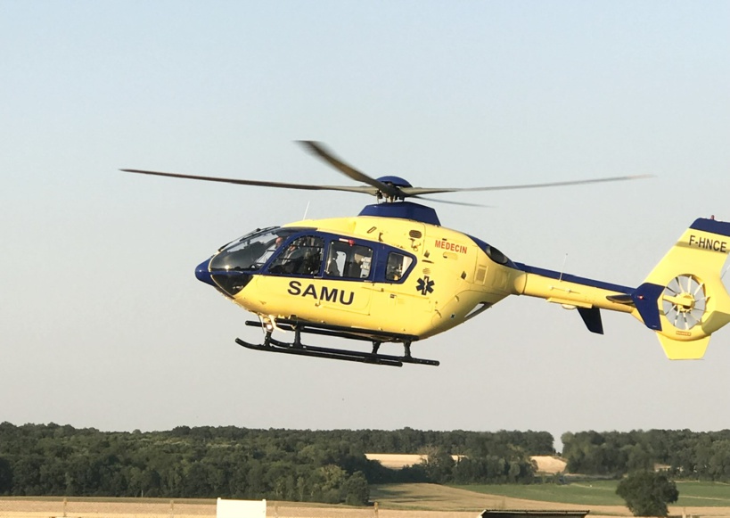 Deux hélicoptères, Viking76 et Dragon76, ont été dépêchés sur le lieu de l’accident - illustration @ infonormandie