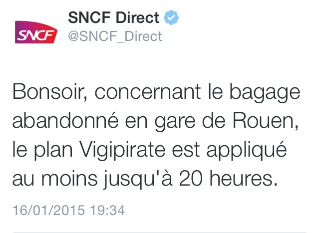 Alerte au colis suspect ce soir : la gare de Rouen est évacuée