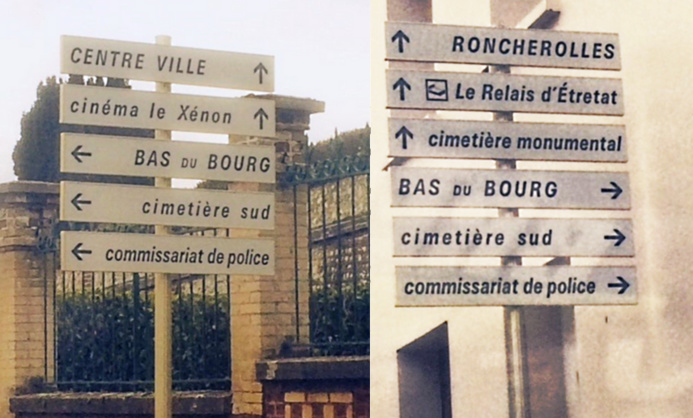 Bolbec : vous cherchez la police ? Suivez le panneau... Bolbec : vous cherchez la police ? Suivez le panneau...