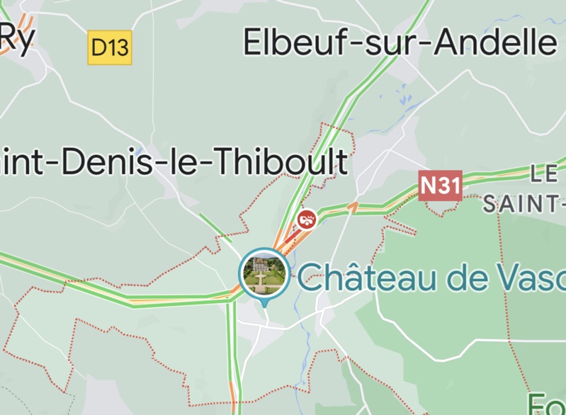 Accident de la route dans l’Eure : la N31 coupée dans les deux sens à Vascoeuil Accident de la route dans l’Eure : la N31 coupée dans les deux sens à Vascoeuil