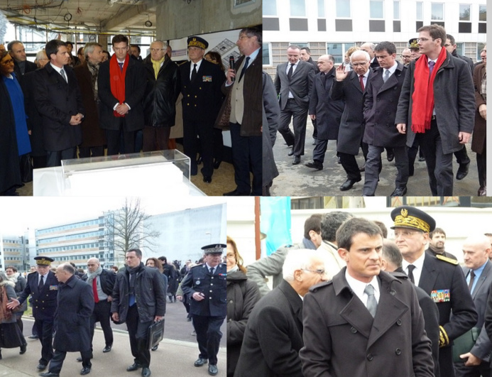 Le Premier ministre en Normandie : tous derrière Manuel Valls...