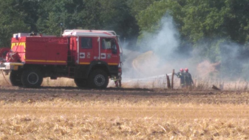 Feu de chaume en Seine-Maritime : cinq hectares détruits à Senneville-sur-Fécamp