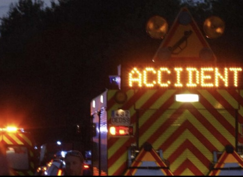 L'accident s'est produit ce soir, vers 22 heures sur la route de Forges-les-Eaux, à Bosc-Roger-sur-Buchy -  Illustration