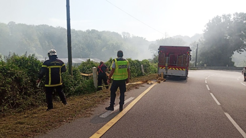 Les sapeurs-pompiers mobilisés à Fécamp pour un incendie dans une société de recyclage Les sapeurs-pompiers mobilisés à Fécamp pour un incendie dans une société de recyclage