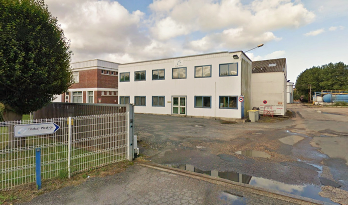 Les locaux de l'usine Global Plastics, rue Suzanne Clément à Fécamp Les locaux de l'usine Global Plastics, rue Suzanne Clément à Fécamp