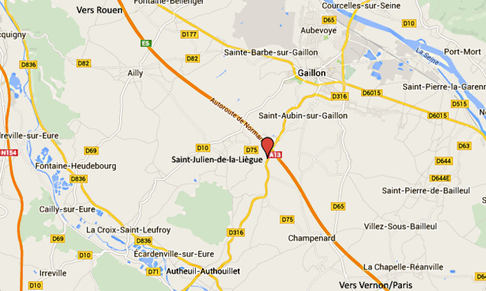 Accident de poids-lourd dans l'Eure : la D 316 coupée dans les deux sens toute la matinée Accident de poids-lourd dans l'Eure : la D 316 coupée dans les deux sens toute la matinée