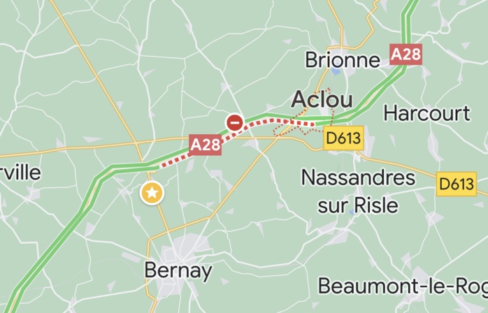 L’A 28 fermée une partie de la nuit après un accident de poids lourd dans l’Eure 