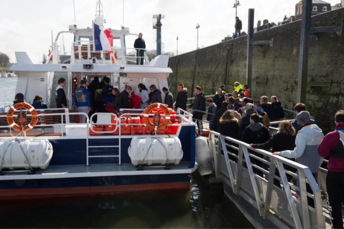 Exercice d'évacuation d'un navire en baie de Somme : de gros moyens maritimes déployés Exercice d'évacuation d'un navire en baie de Somme : de gros moyens maritimes déployés