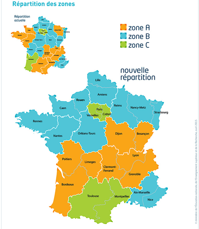 Vacances scolaires : la même zone pour les deux régions normandes Vacances scolaires : la même zone pour les deux régions normandes