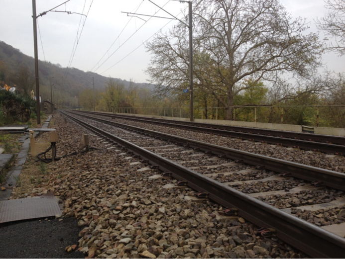 @illustration - L'homme s'est jeté sous le train à environ 1 kilomètre de la gare de Poissy @illustration - L'homme s'est jeté sous le train à environ 1 kilomètre de la gare de Poissy