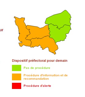 Risque de pollution de l'air ce samedi en Basse-Normandie