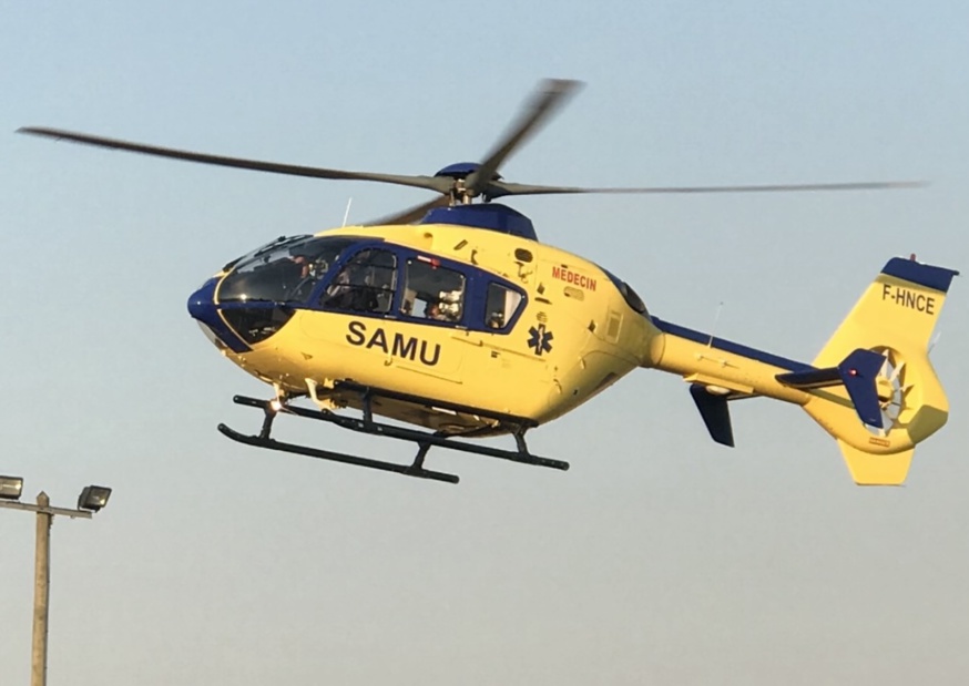 La victime a été héliportée vers l’hôpital de Dreux (Eure-et-Loir) - illustration @ infonormandie La victime a été héliportée vers l’hôpital de Dreux (Eure-et-Loir) - illustration @ infonormandie