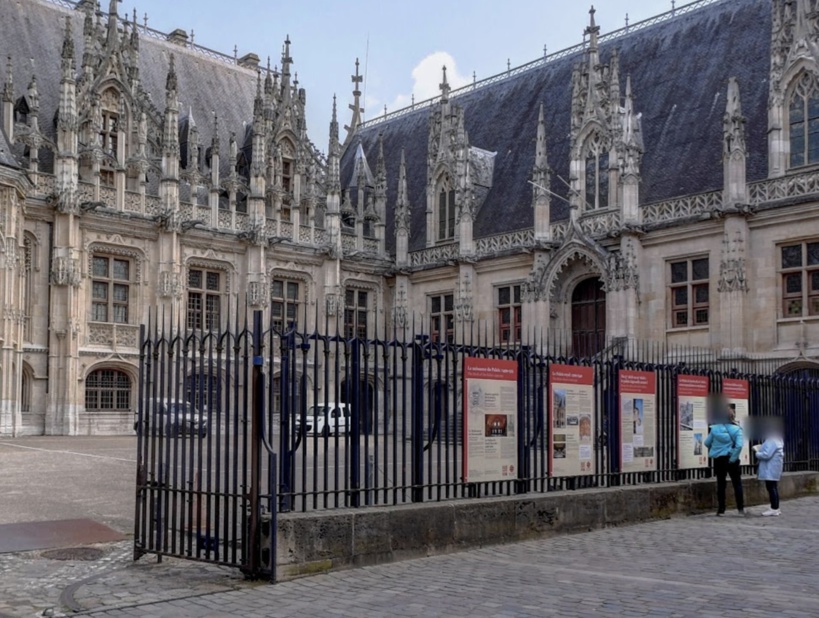 Le palais de justice de Rouen a reçu lui aussi des menaces ce matin - illustration Le palais de justice de Rouen a reçu lui aussi des menaces ce matin - illustration