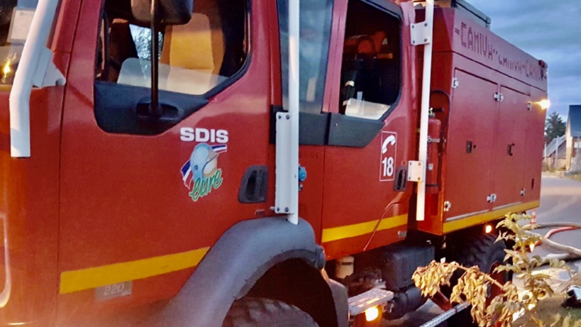 Vint-six sapeurs pompiers ont lutté plusieurs heures contre le feu - illustration @ infonormandie