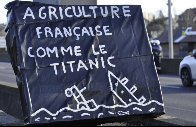 Les agriculteurs restent plus que jamais mobilisés - Photo © S.L./infonormandie Les agriculteurs restent plus que jamais mobilisés - Photo © S.L./infonormandie