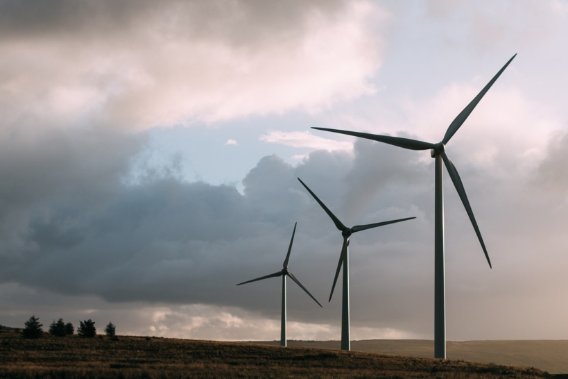 Le projet prévoit l'installation de 4 éoliennes d'une puissance totale de 8,8 MW. - Illustration © Pixabay
