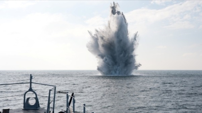 Plus de 4 500 kg d'explosifs détruits en 15 jours par les plongeurs-démineurs de la Manche