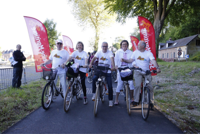 Pascal Martin, le président du Département de Seine-Maritime, a lui aussi enfourché son vélo (@DR) Pascal Martin, le président du Département de Seine-Maritime, a lui aussi enfourché son vélo (@DR)