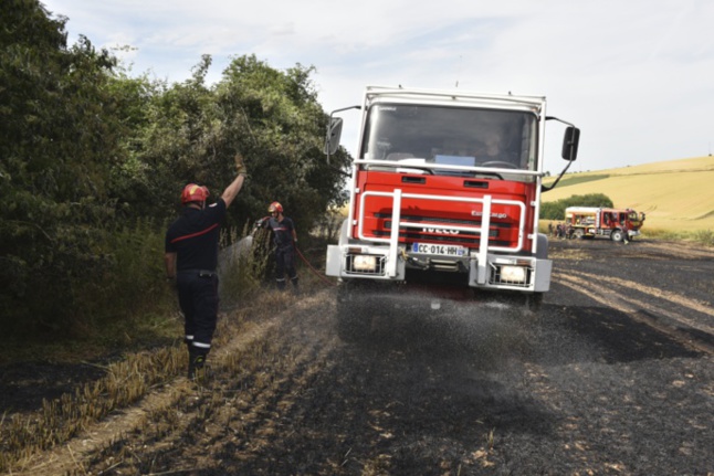 Sécheresse : 220 ha de récoltes, de sous-bois et de chaume détruits par le feu en 2 jours dans l'Eure