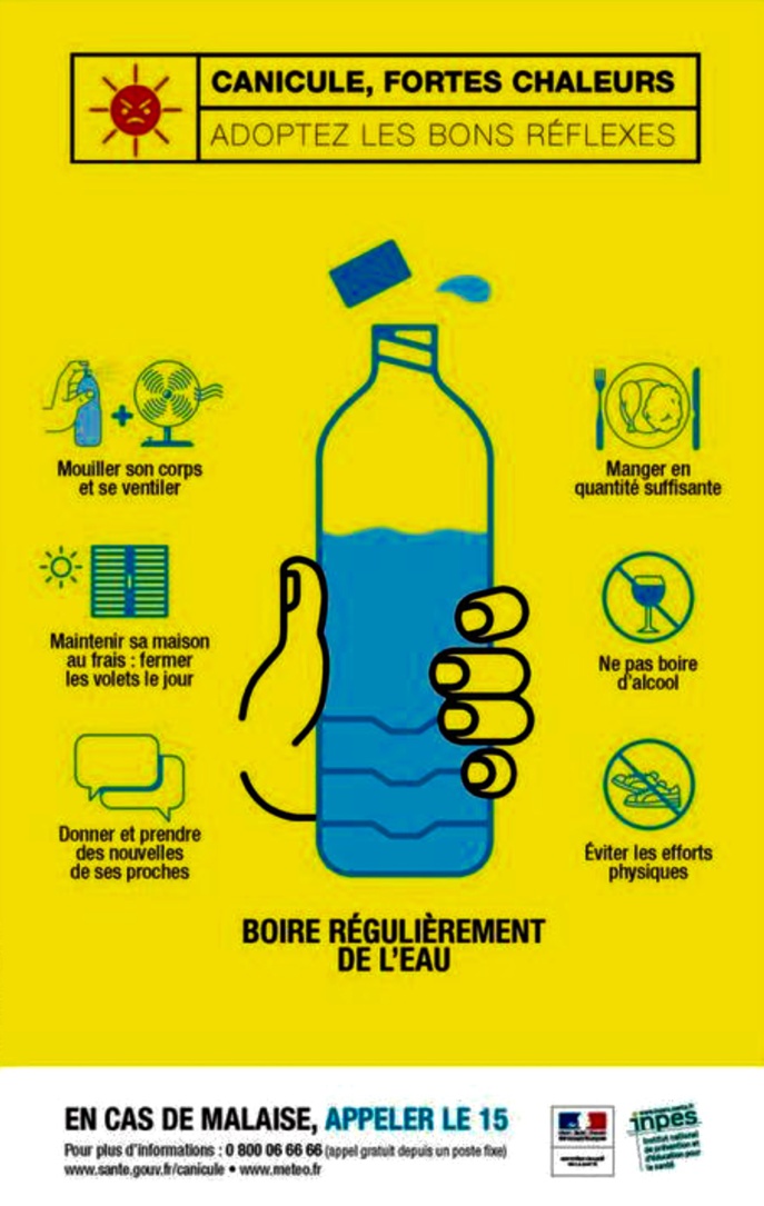 Alerte canicule : le niveau 3 (orange) est activé dans les Yvelines par le préfet Alerte canicule : le niveau 3 (orange) est activé dans les Yvelines par le préfet